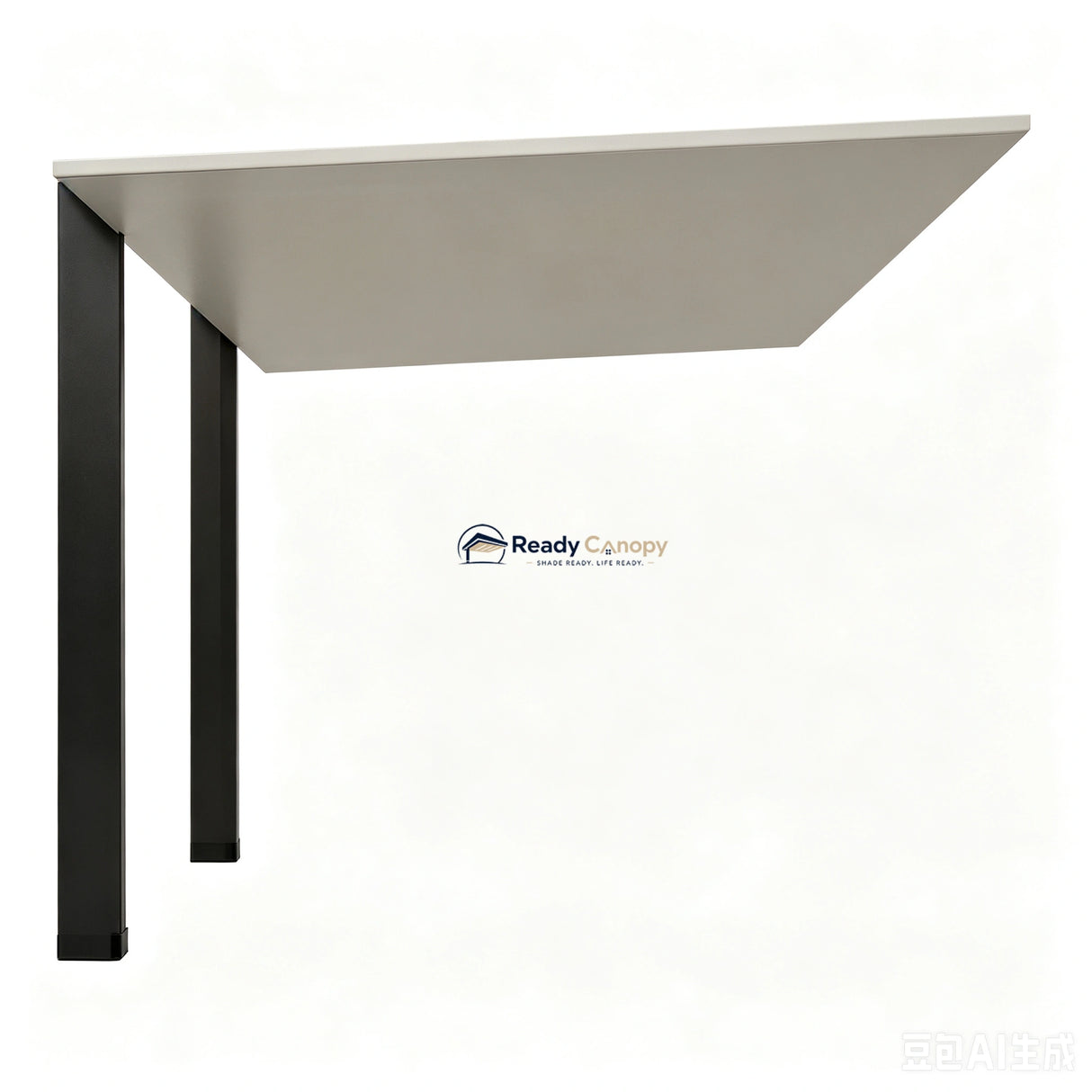 Minimalist Full-Aluminum Single Carport