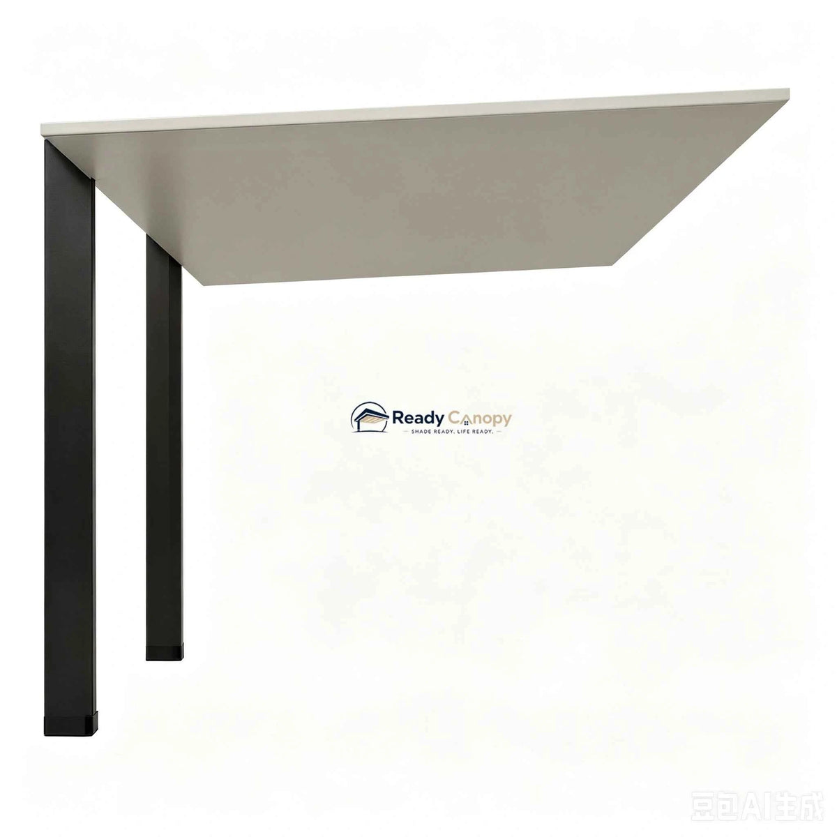 Minimalist Full-Aluminum Single Carport