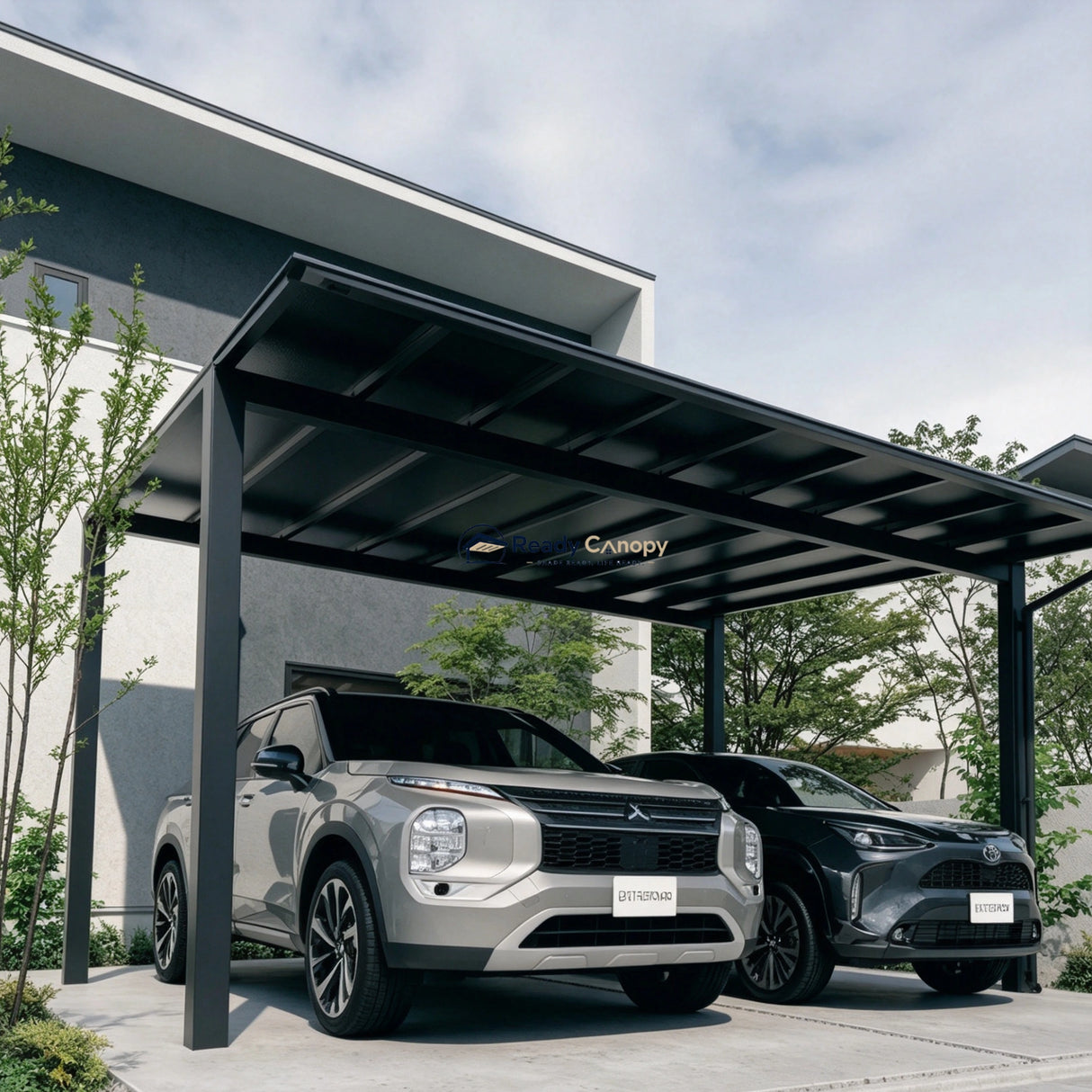 Insulated Double Carports Kit - Grey