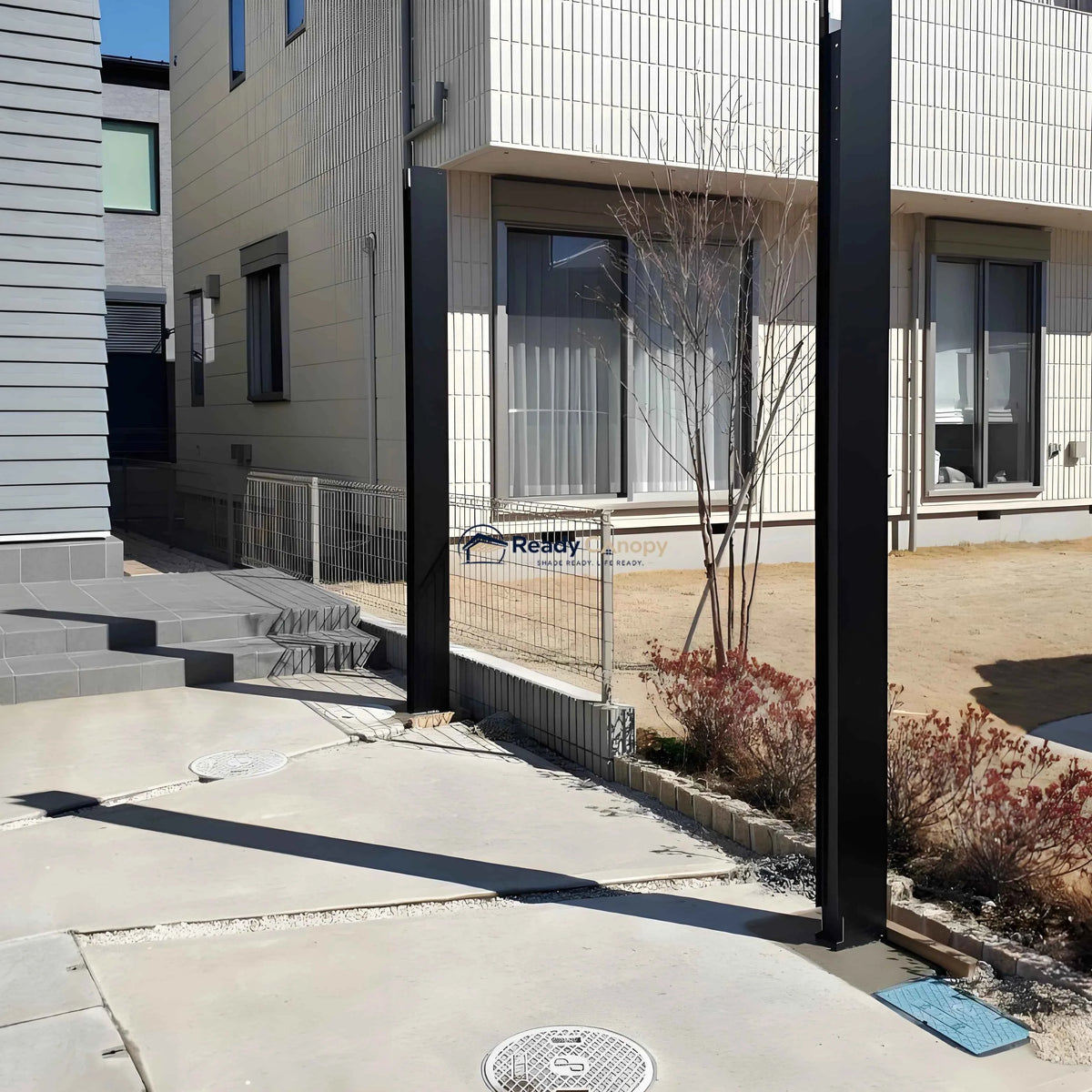 Minimalist Full-Aluminum Single Carport