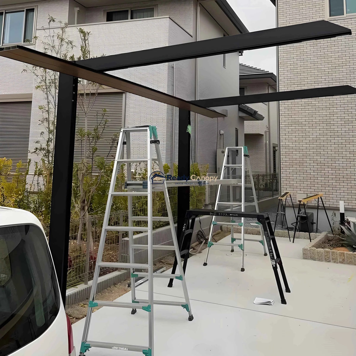 Minimalist Full-Aluminum Single Carport