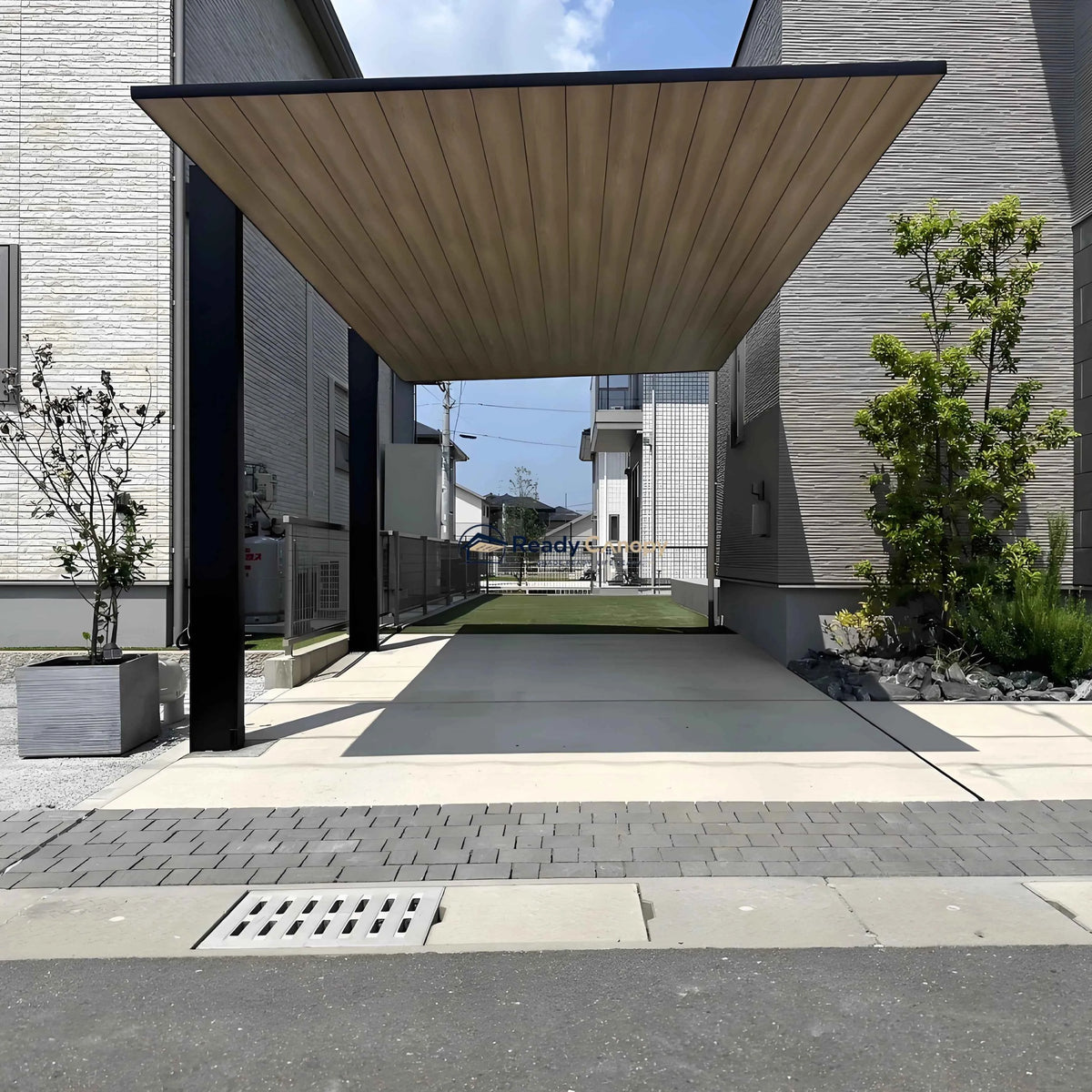 Minimalist Full-Aluminum Single Carport