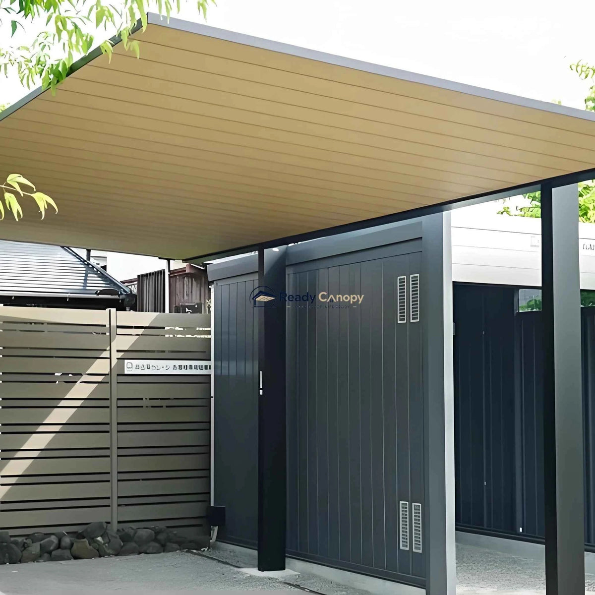 Minimalist Full-Aluminum Single Carport