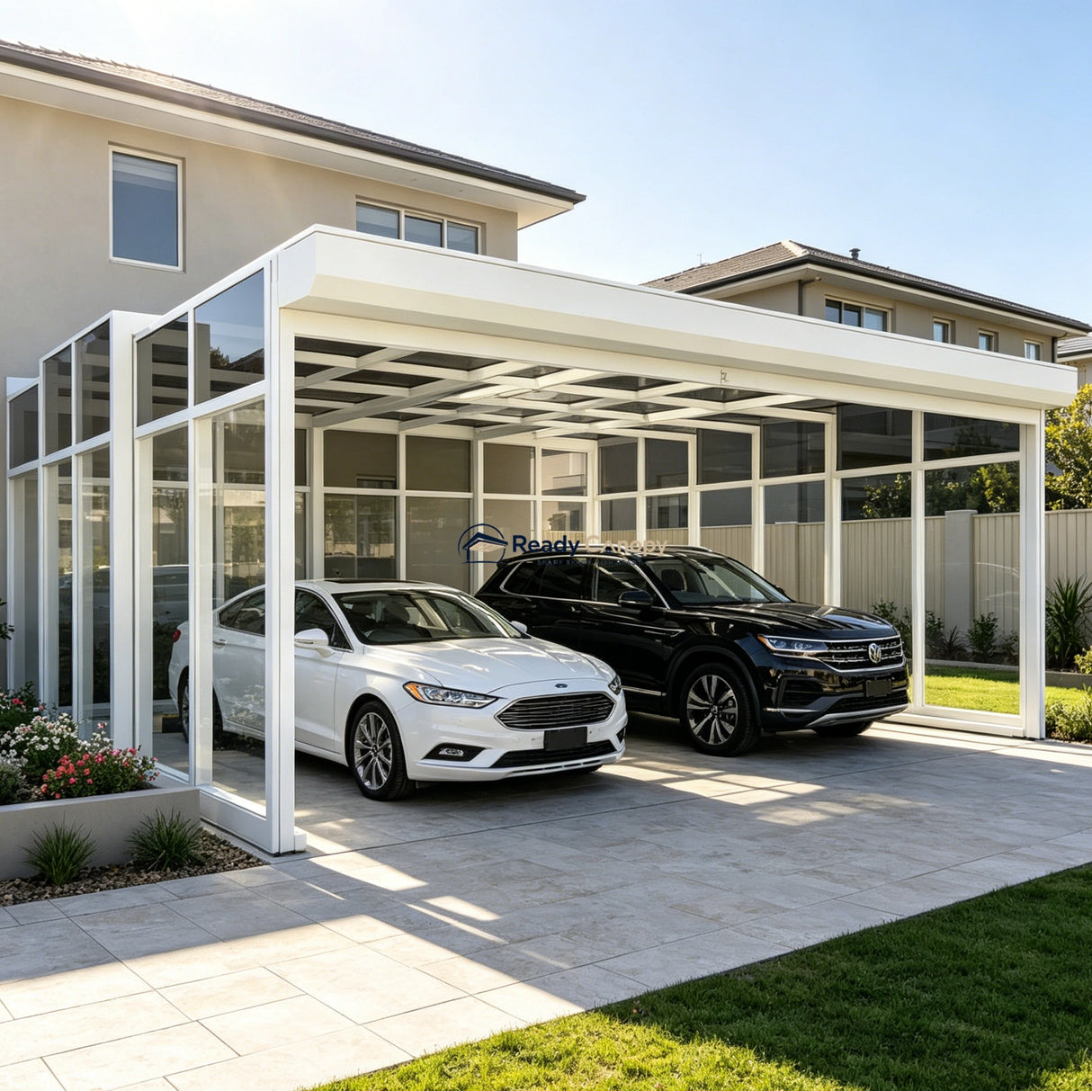 Retractable Double Carport & Garage Kits