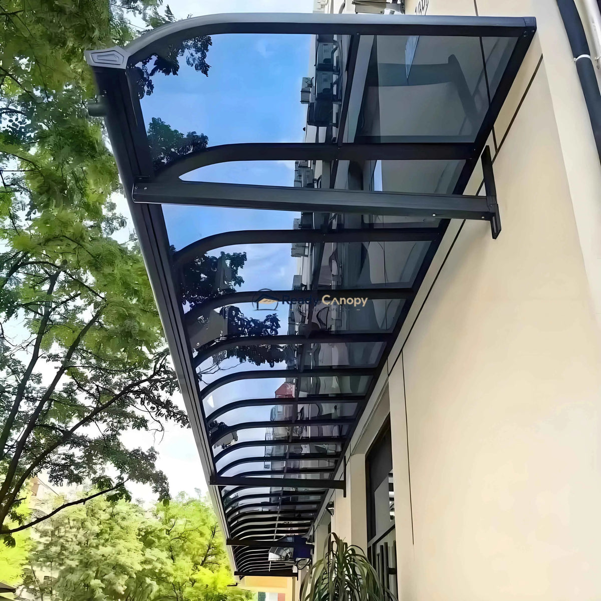 Aluminium Frame Awning - Grey - Ready Canopy