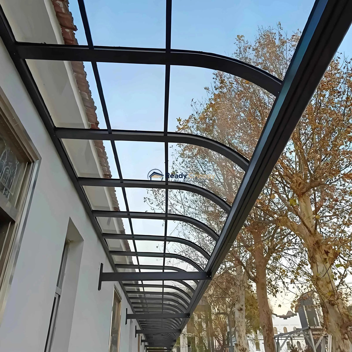Aluminium Frame Awning - Grey - Ready Canopy