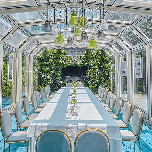 Custom Freestanding Retractable Sunroom Kits - Ready Canopy