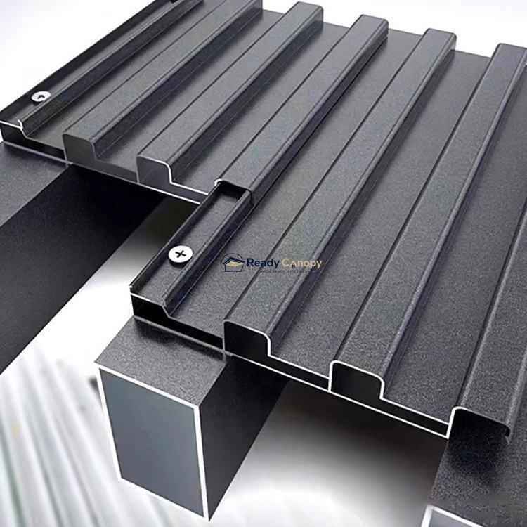 Insulated Double Carports Kit - Grey - Ready Canopy