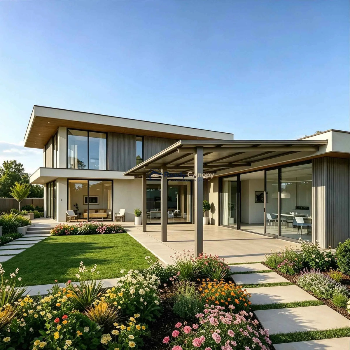 Insulated Patio Covers & Pergolas Kit - Grey - Ready Canopy
