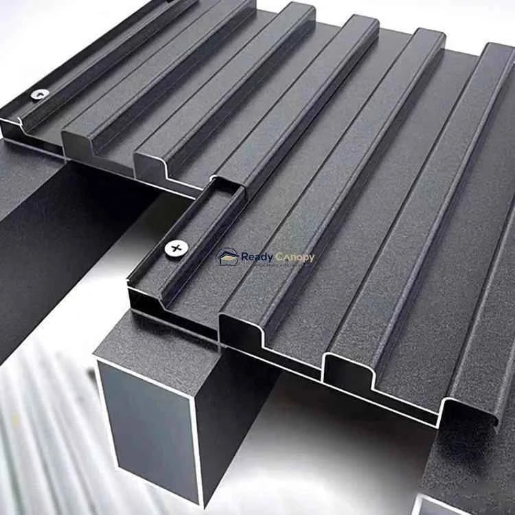 Insulated Single Carports Kit - Grey - Ready Canopy