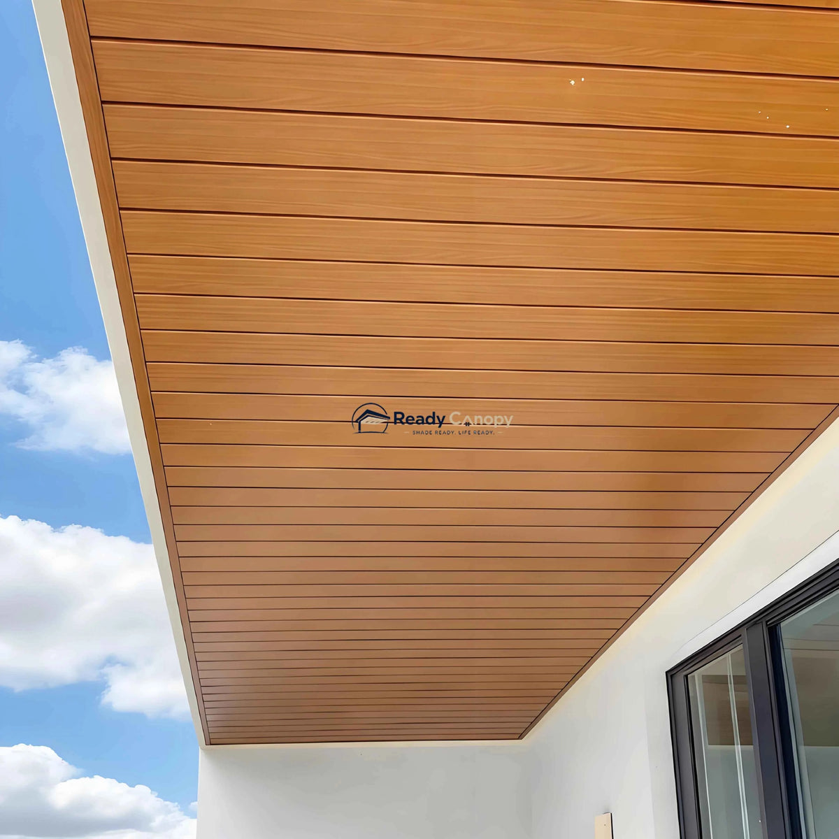 Modern Minimalist Aluminum Front Door Canopy Awning - Ready Canopy
