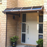 Aluminium Frame Awning - Brown