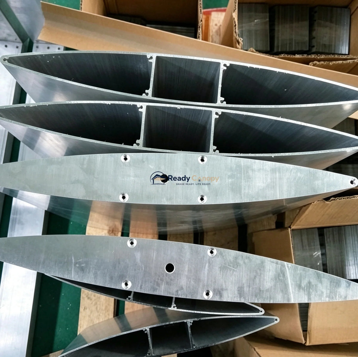 Custom Aerofoil Exterior Aluminium Louvers | Building Facades, Indoor & Outdoor Screening