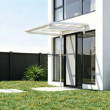 L Shape Awning White