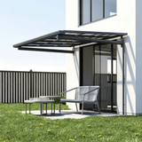 L Shape Awning Grey
