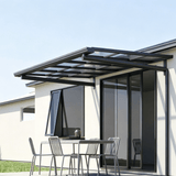 L Shape Awning Grey