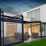 Wall-Mounted Retractable Sunroom