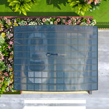 M-Shape Double Carport - Champagne