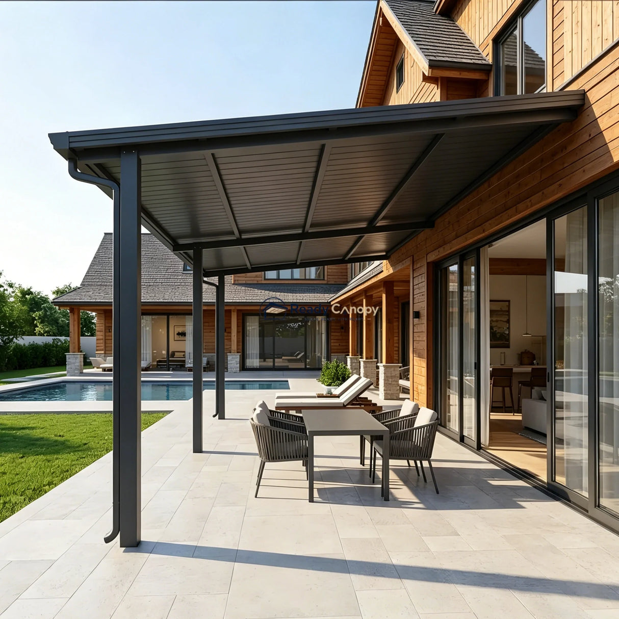 Insulated Patio Covers & Pergolas Kit - Grey