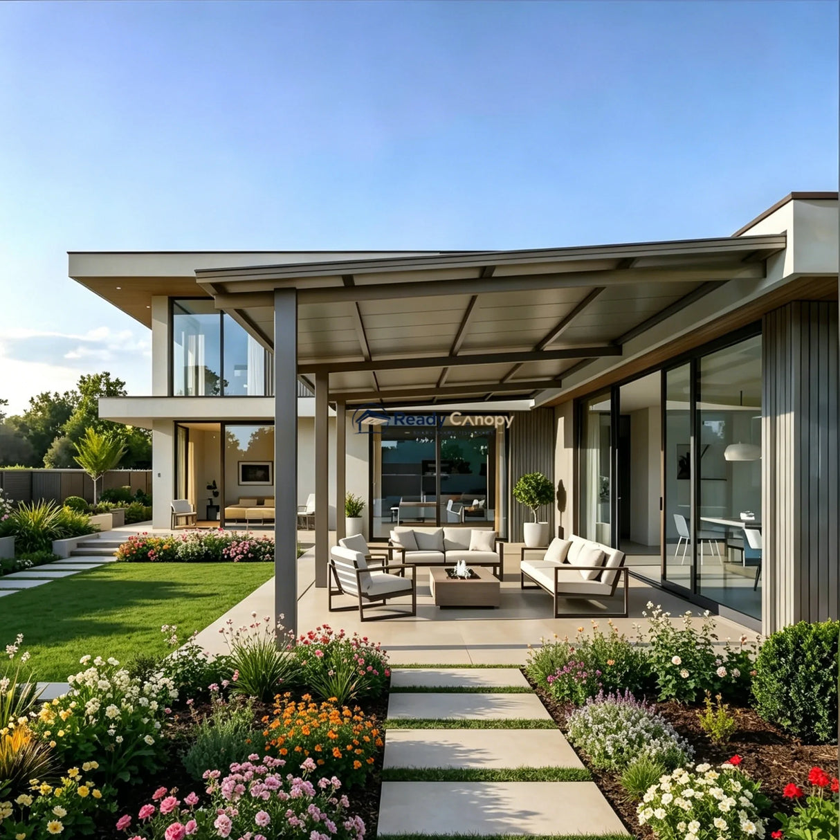 Insulated Patio Covers & Pergolas Kit - Grey
