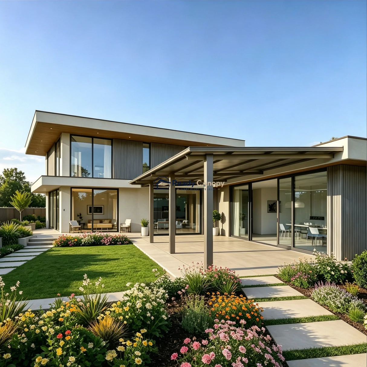 Insulated Patio Covers & Pergolas Kit - Grey