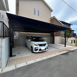 Minimalist Full-Aluminum Double Carport