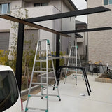 Minimalist Full-Aluminum Single Carport