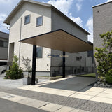 Minimalist Full-Aluminum Single Carport