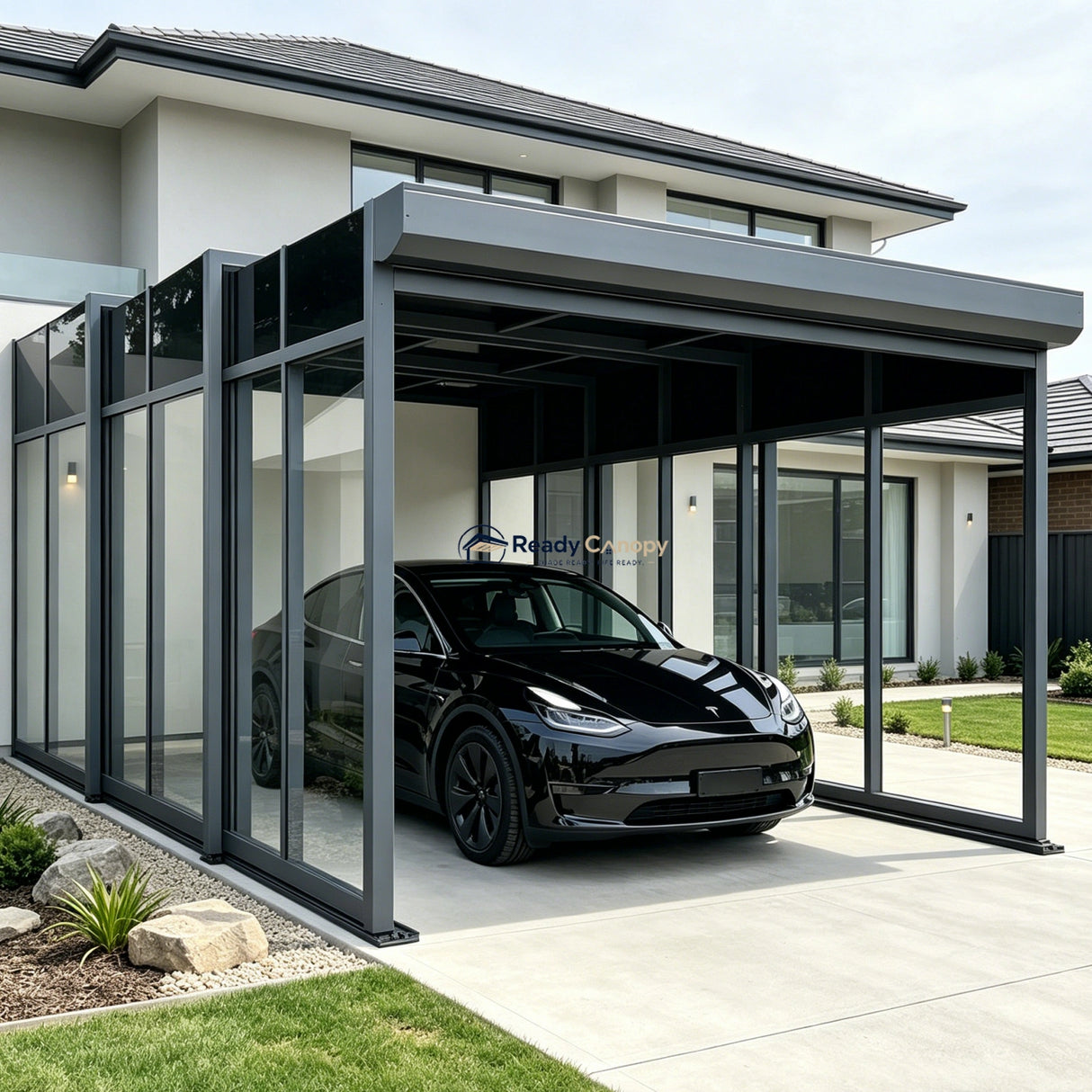 Retractable Single Carport & Garage Kits