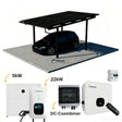Single Solar Carport 4kW Kit Black with 9 Solar