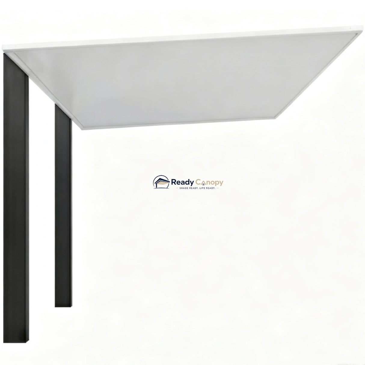Minimalist Full-Aluminum Single Carport