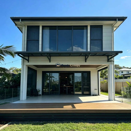 Aluminium Frame Awning - Grey - Ready Canopy