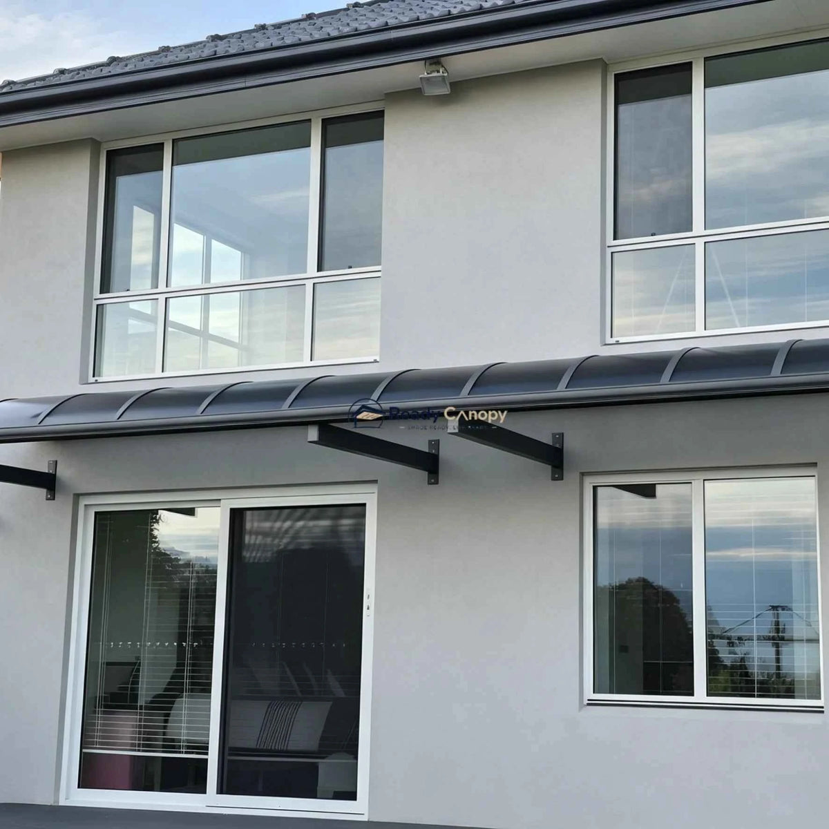 Aluminium Frame Awning - Grey - Ready Canopy