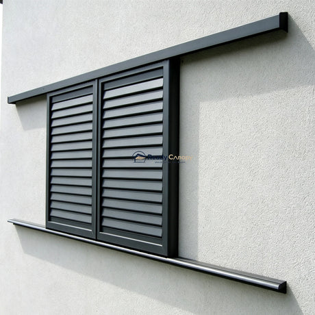 Custom Exterior Aluminium Louvers | Facades, Privacy & Equipment Screening - Ready Canopy