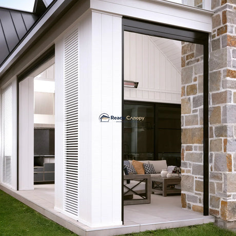 Custom Exterior Aluminium Louvers | Facades, Privacy & Equipment Screening - Ready Canopy