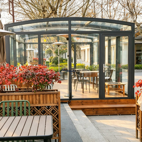 Custom Freestanding Retractable Sunroom Kits - Ready Canopy