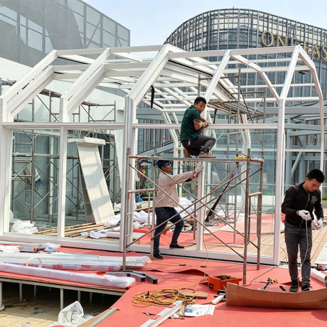 Custom Freestanding Retractable Sunroom Kits - Ready Canopy