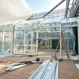 Custom Freestanding Retractable Sunroom Kits - Ready Canopy