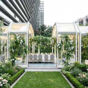 Custom Freestanding Retractable Sunroom Kits - Ready Canopy