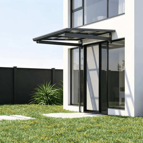 L Shape Awning Grey - Ready Canopy