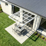 L Shape Awning White - Ready Canopy