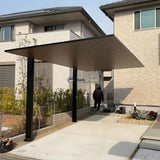 Minimalist Full-Aluminum Single Carport - Ready Canopy