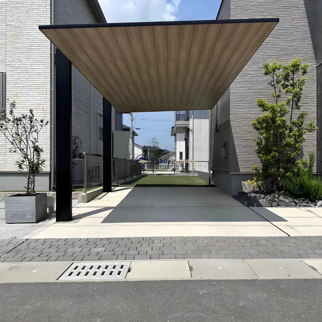 Minimalist Full-Aluminum Single Carport - Ready Canopy