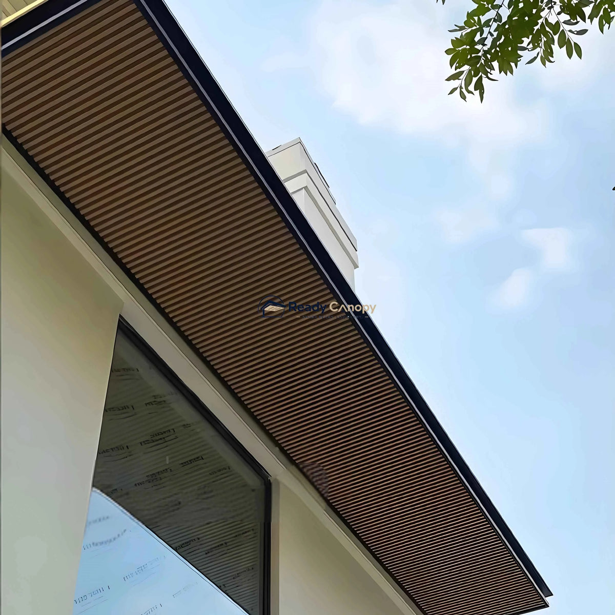 Modern Minimalist Aluminum Front Door Canopy Awning - Ready Canopy