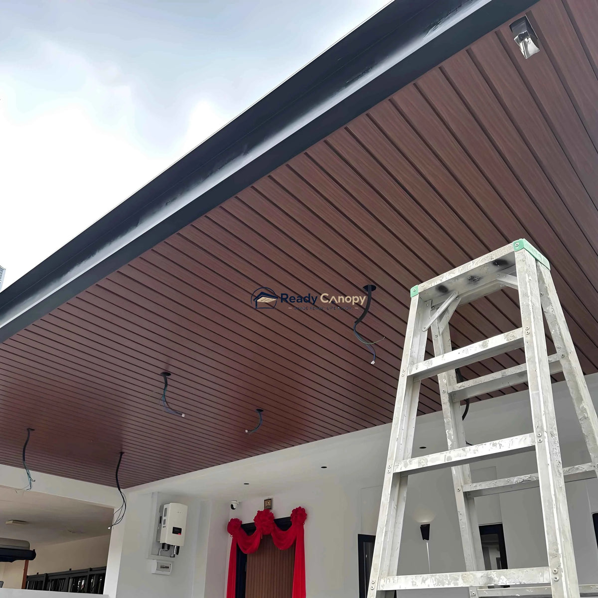 Modern Minimalist Aluminum Front Door Canopy Awning - Ready Canopy