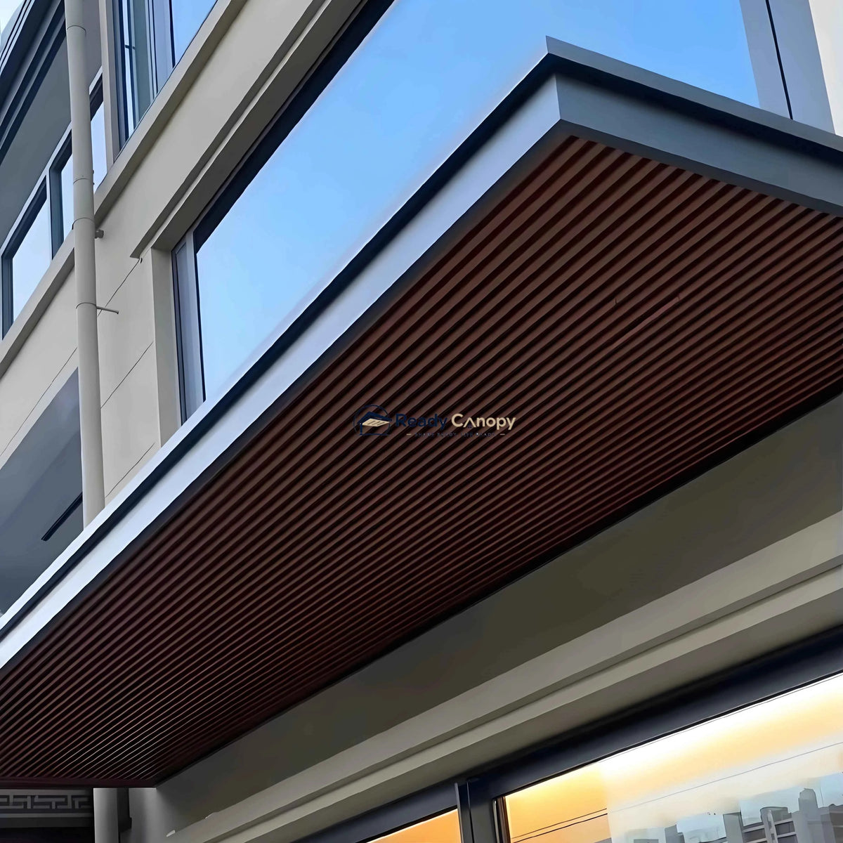 Modern Minimalist Aluminum Front Door Canopy Awning - Ready Canopy