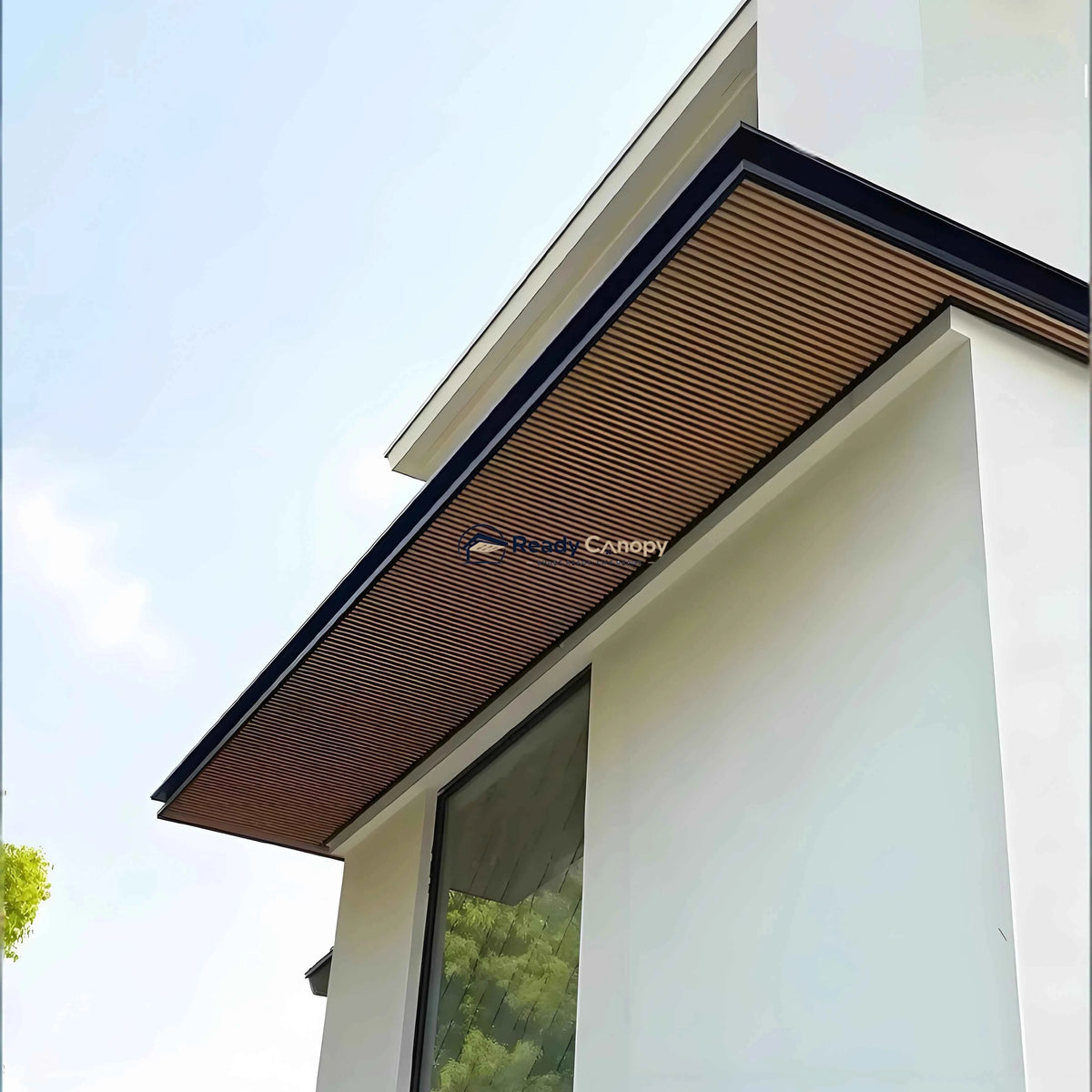 Modern Minimalist Aluminum Front Door Canopy Awning - Ready Canopy