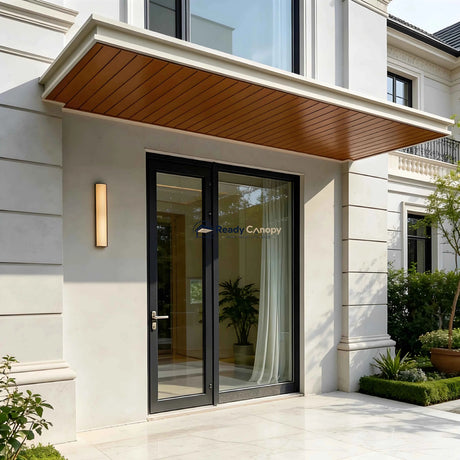 Modern Minimalist Aluminum Front Door Canopy Awning - Ready Canopy