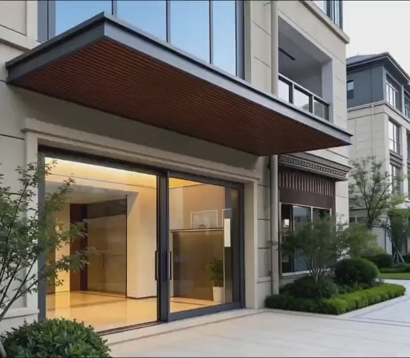 Modern Minimalist Aluminum Front Door Canopy Awning
