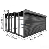 Retractable Double Carport & Garage Kits - Ready Canopy